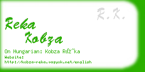 reka kobza business card